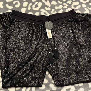 Amuse Society sequin jogger pants